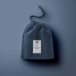 Prześcieradło z gumką PURE HopDesign – przygaszony granat