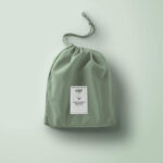 Prześcieradło z gumką PURE HopDesign – szałwiowa zieleń