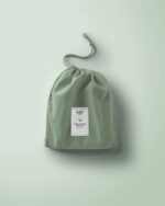 Prześcieradło z gumką PURE HopDesign – szałwiowa zieleń