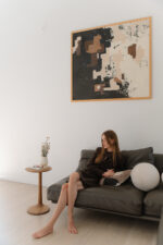 Dębowy, oryginalny stolik boczny Hoya - obrazek 5