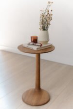 Dębowy, oryginalny stolik boczny Hoya - obrazek 7