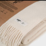 Koc wełniany ALPAK (kremowy) HopDesign - obrazek 4