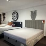 Kontynentalne łóżko tapicerowane DEGNO 160x200 - WYPRZEDAŻ EKSPOZYCJI