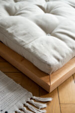 Futon HANF 1 supertwardy, z wełną i konopiami