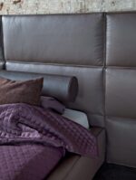 Łóżko tapicerowane BOSTON z wyjątkowym, szerokim zagłówkiem - obrazek 4