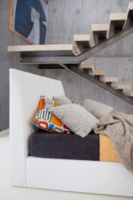 Łóżko kontynentalne, tapicerowane CASA - obrazek 4