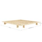 Łóżko JAPAN OAK z drewna dębowego - obrazek 13