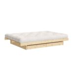 Łóżko KANSO BED RAW z dwoma szufladami - obrazek 13