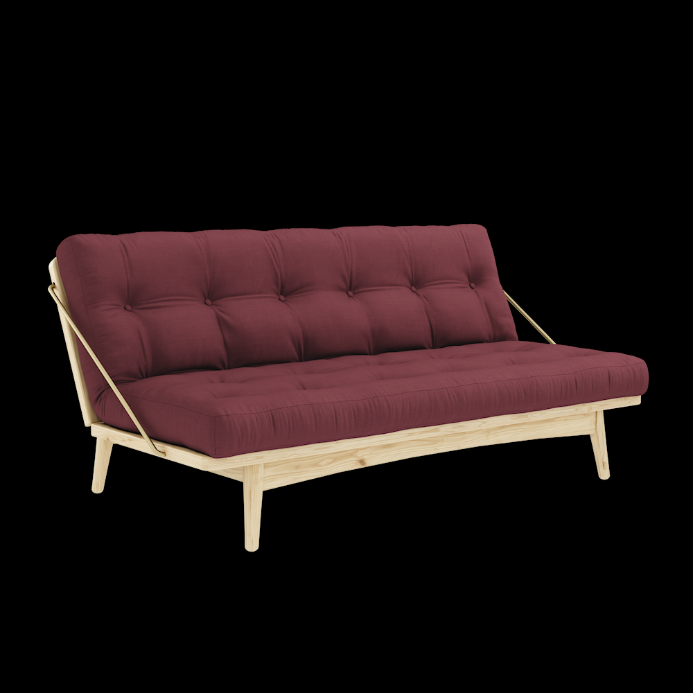 Karupdesign_folk_133101710_pine_clearlacquered_cottonpolyester_bordeauxred_packshot_1 Sofa FOLK - obrazek 13