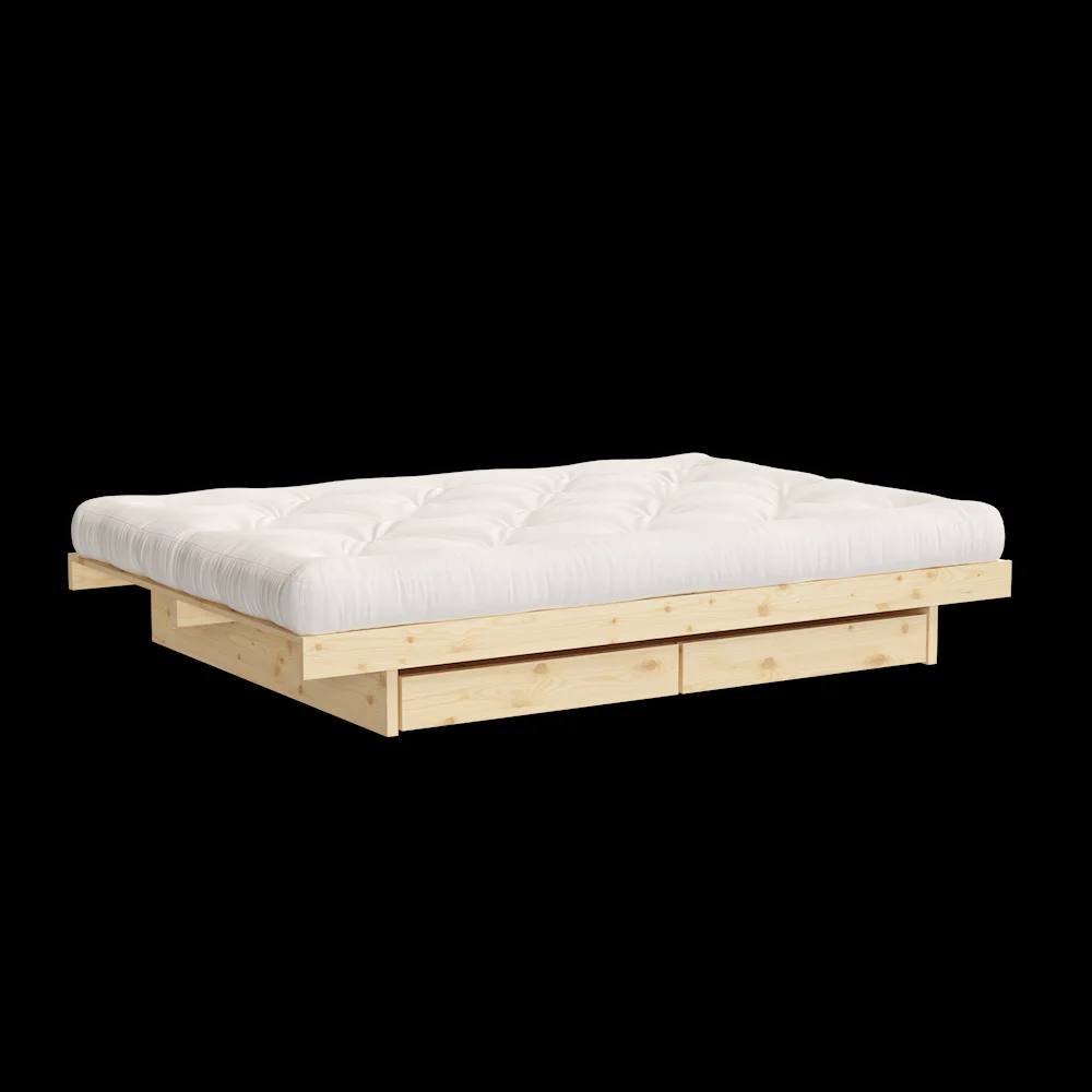 Łóżko KANSO BED RAW z dwoma szufladami - obrazek 10