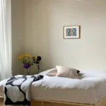 Łóżko KANSO BED RAW z czterema szufladami