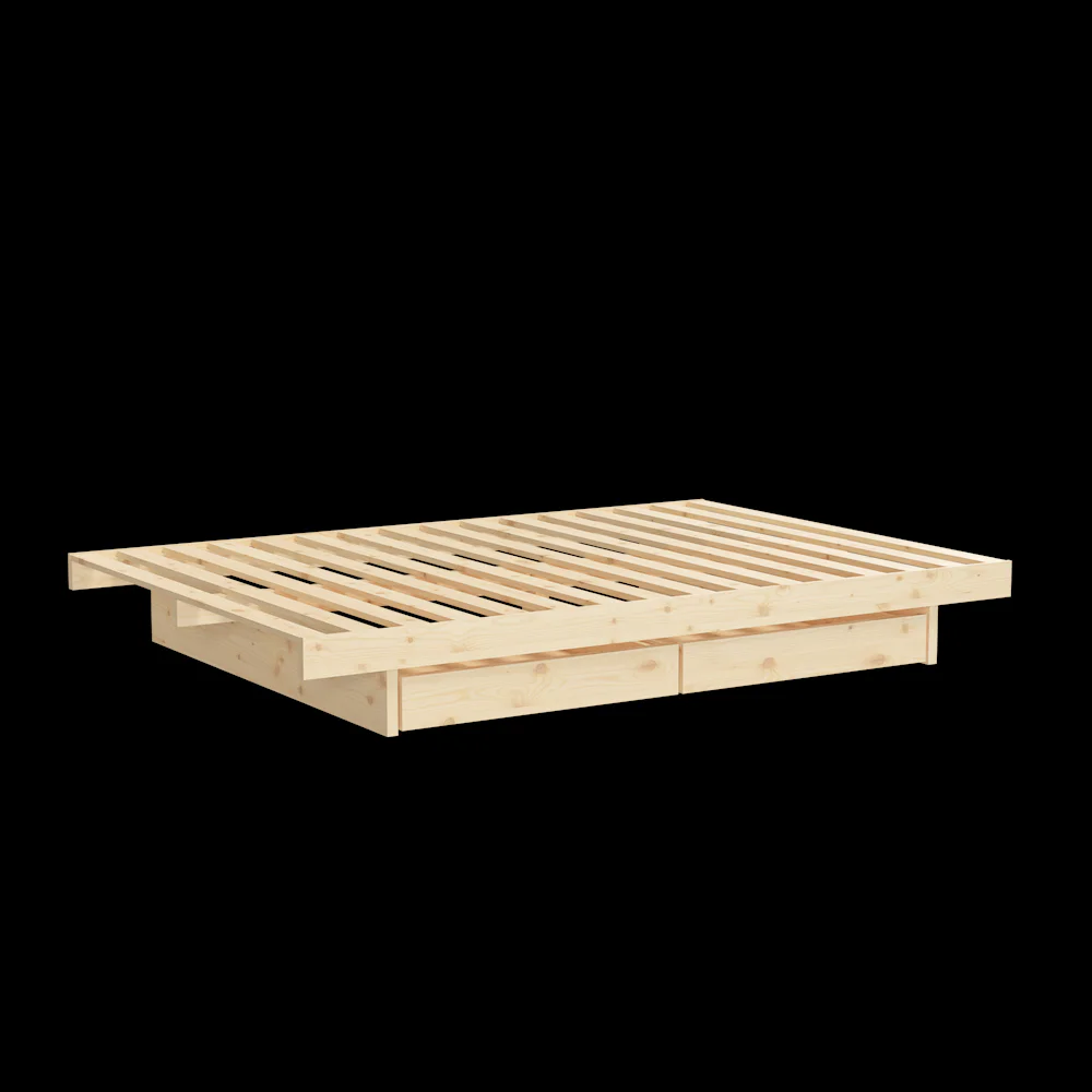 Łóżko KANSO BED RAW z czterema szufladami - obrazek 13