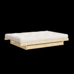Łóżko KANSO BED RAW z czterema szufladami - obrazek 2