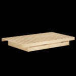 Łóżko KANSO BED RAW z dwoma szufladami - obrazek 18