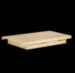 Łóżko KANSO BED RAW z dwoma szufladami - obrazek 19