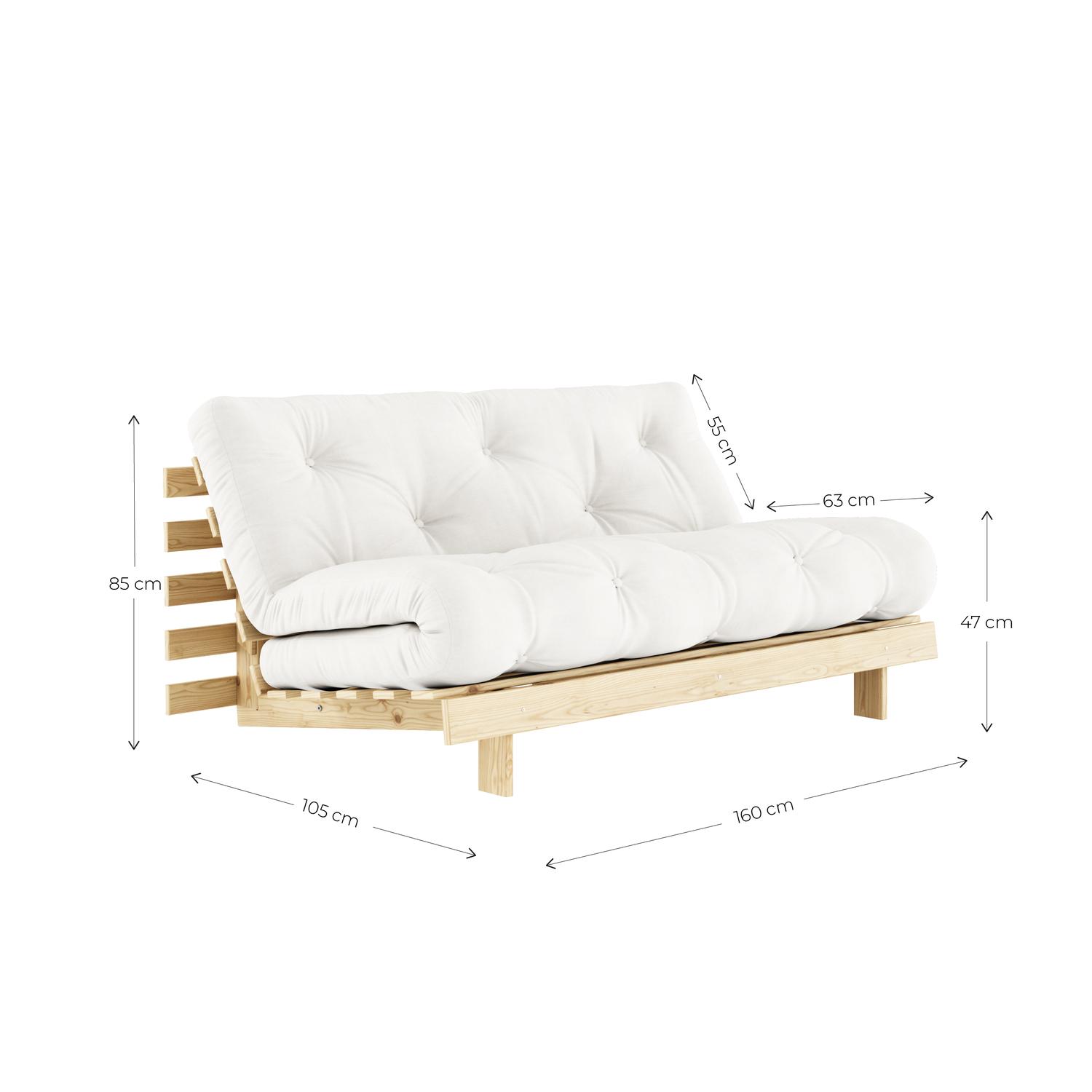 Karupdesign_roots160_measurement_1 Sofa ROOTS - różne rozmiary i kolory - obrazek 39