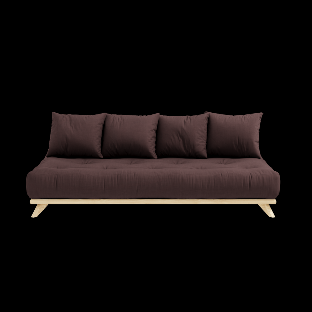 Karupdesign_senzadaybed_129101715200_pine_clearlacquered_cottonpolyester_brown_packshot_3 Sofa SENZA DAYBED - obrazek 12