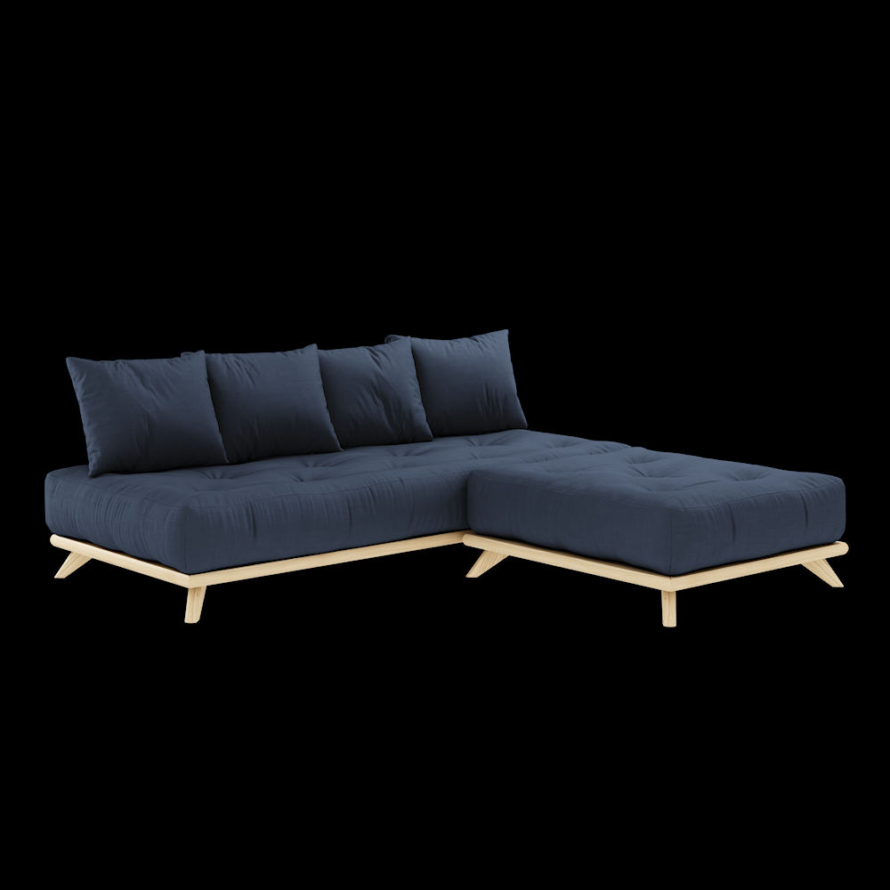 Karupdesign_senzadaybed_129101737200_pine_clearlacquered_cottonpolyester_navyblue_packshot_2 Sofa SENZA DAYBED - obrazek 17