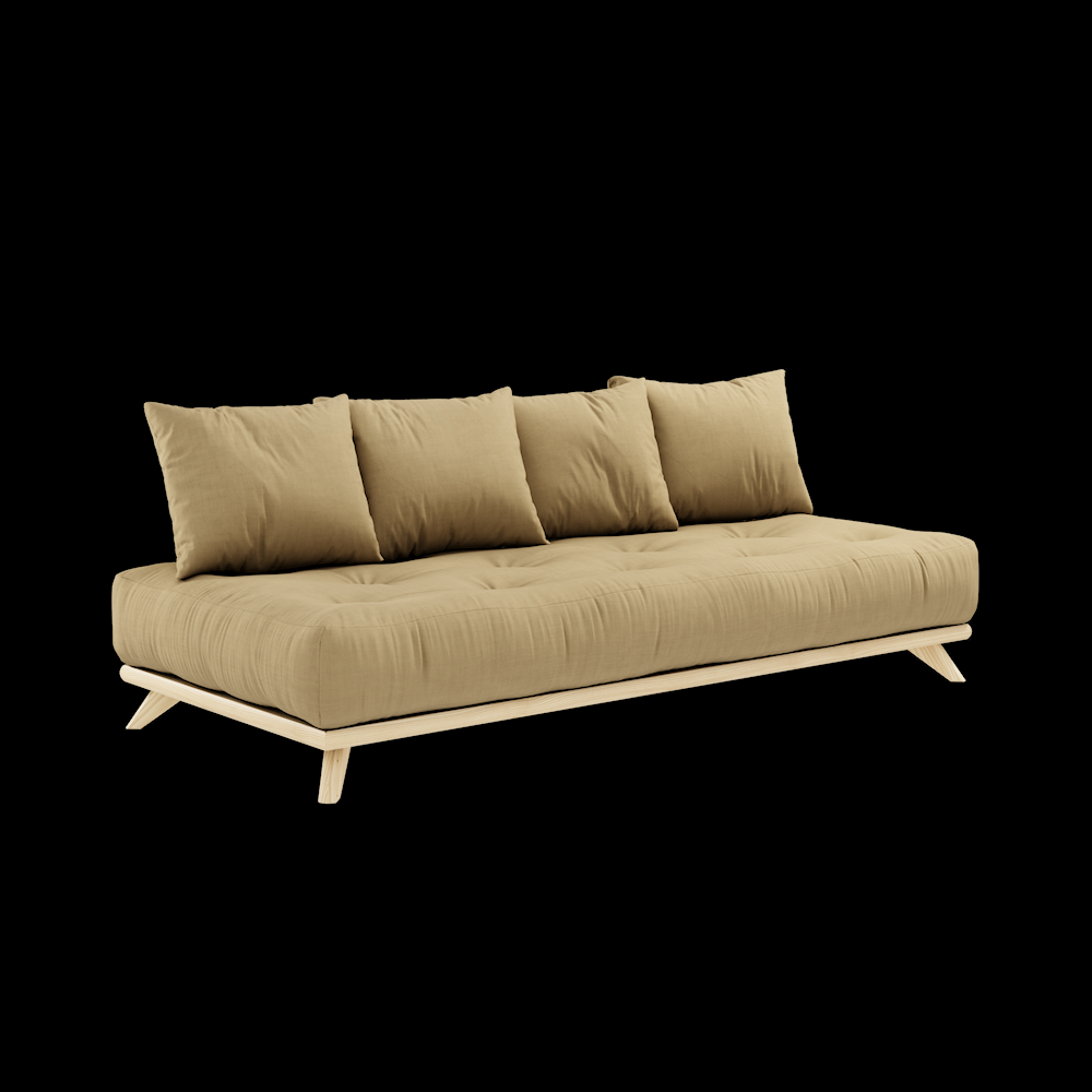 Karupdesign_senzadaybed_129101758200_pine_clearlacquered_cottonpolyester_wheatbeige_packshot_1 Sofa SENZA DAYBED - obrazek 34