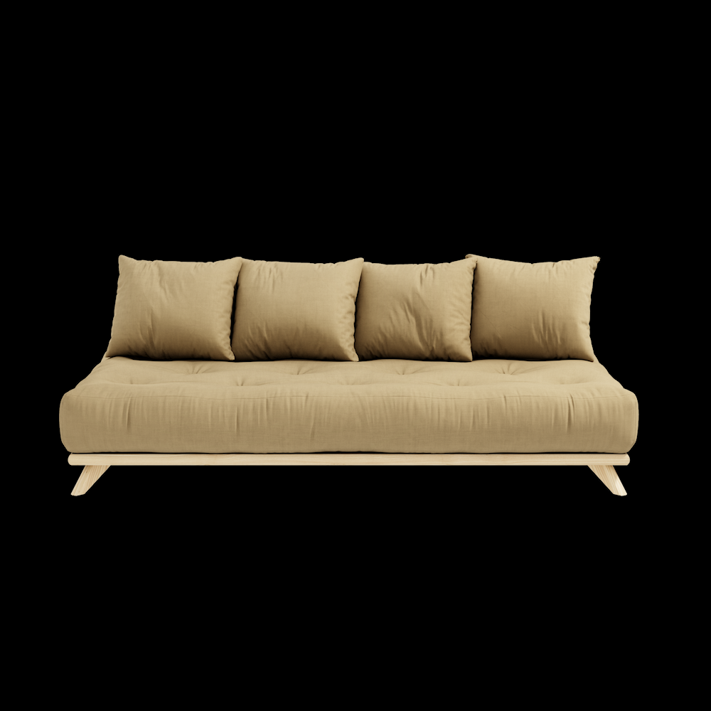 Karupdesign_senzadaybed_129101758200_pine_clearlacquered_cottonpolyester_wheatbeige_packshot_3 Sofa SENZA DAYBED - obrazek 36