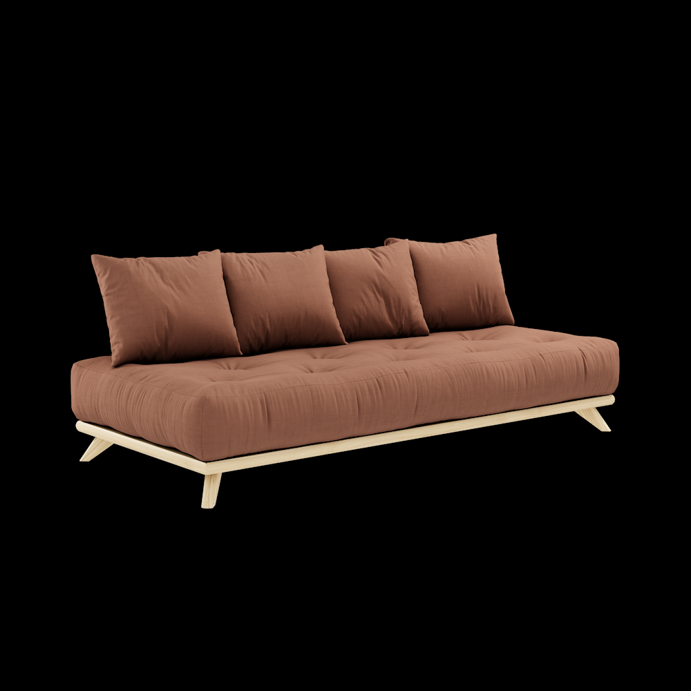 Karupdesign_senzadaybed_129101759200_pine_clearlacquered_cottonpolyester_claybrown_packshot_1 Sofa SENZA DAYBED - obrazek 37