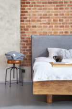 LATINA - lewitujące łóżko z wysokim, tapicerowanym zagłowiem - obrazek 6