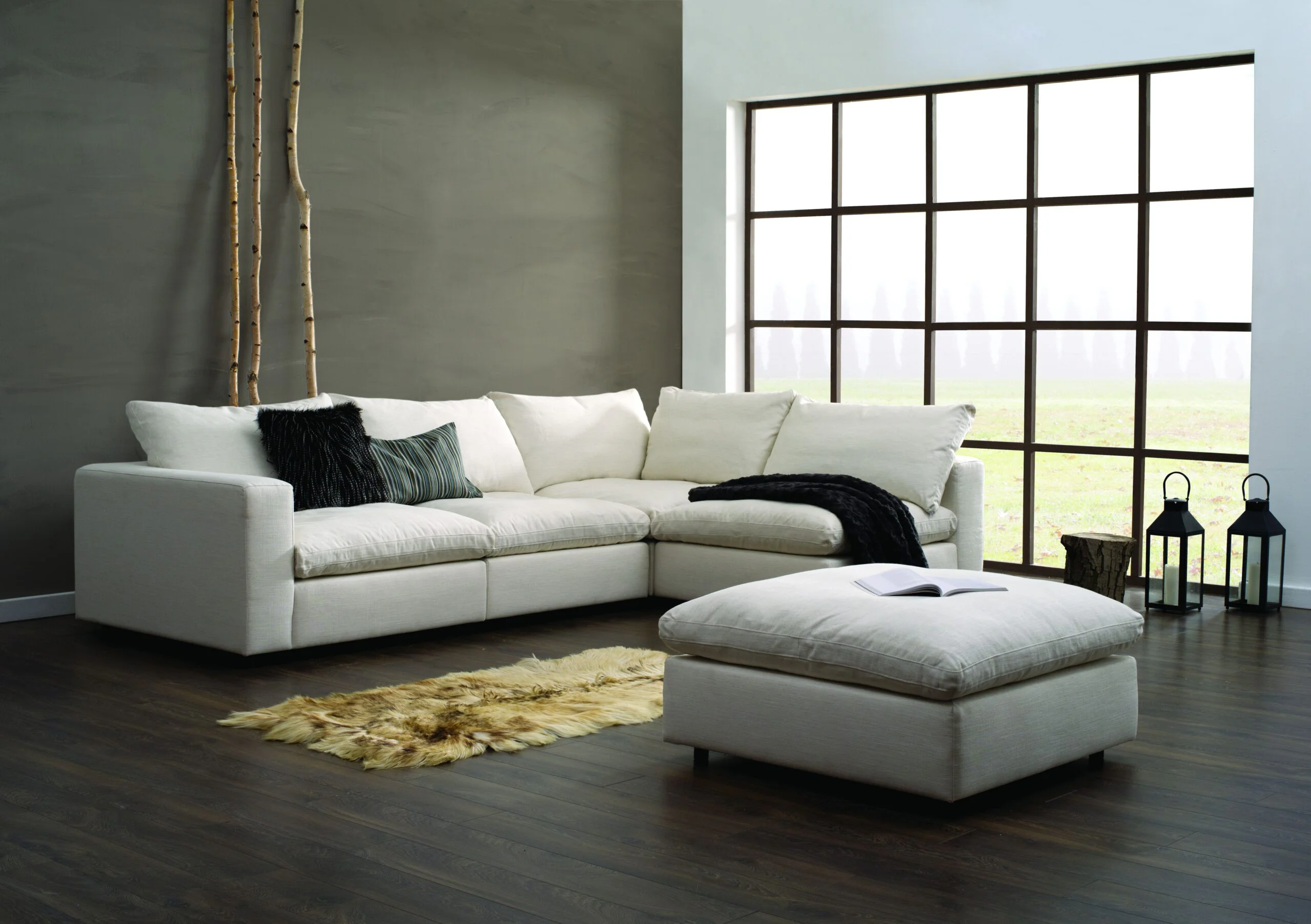 Komfortowa, głęboka sofa modułowa LAZY - do zobaczenia na ekspozycji salonu - obrazek 16