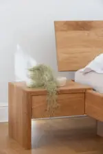 stolik FORMA podwieszany dębowy olchowy