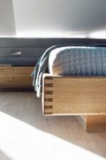 MILANO – lewitujące łóżko o spokojnej, ponadczasowej stylistyce. Różne rozmiary i warianty. - obrazek 2