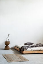 MINI MILANO – lekkie, niskie łóżko dla miłośników stylu japandi. Różne rozmiary i warianty.