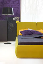 Łóżko tapicerowane PILLOW – stworzone do czytania i relaksu - obrazek 2
