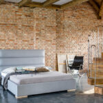 Łóżko tapicerowane z pojemnikiem TEO