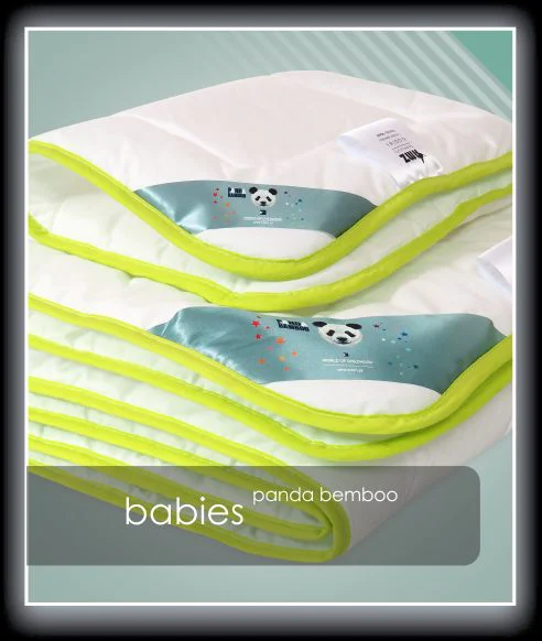 BABIES antyalergiczny komplet dziecięcy PANDA BAMBOO (kołderka i poduszka) - obrazek 7