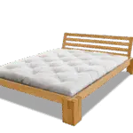 Minimalistyczne łóżko drewniane BASIC – piękne w swej prostocie. Różne rozmiary i warianty.