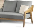 Sofa nierozkładana dębowa Piko - obrazek 2