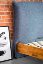 LATINA - lewitujące łóżko z wysokim, tapicerowanym zagłowiem - obrazek 5