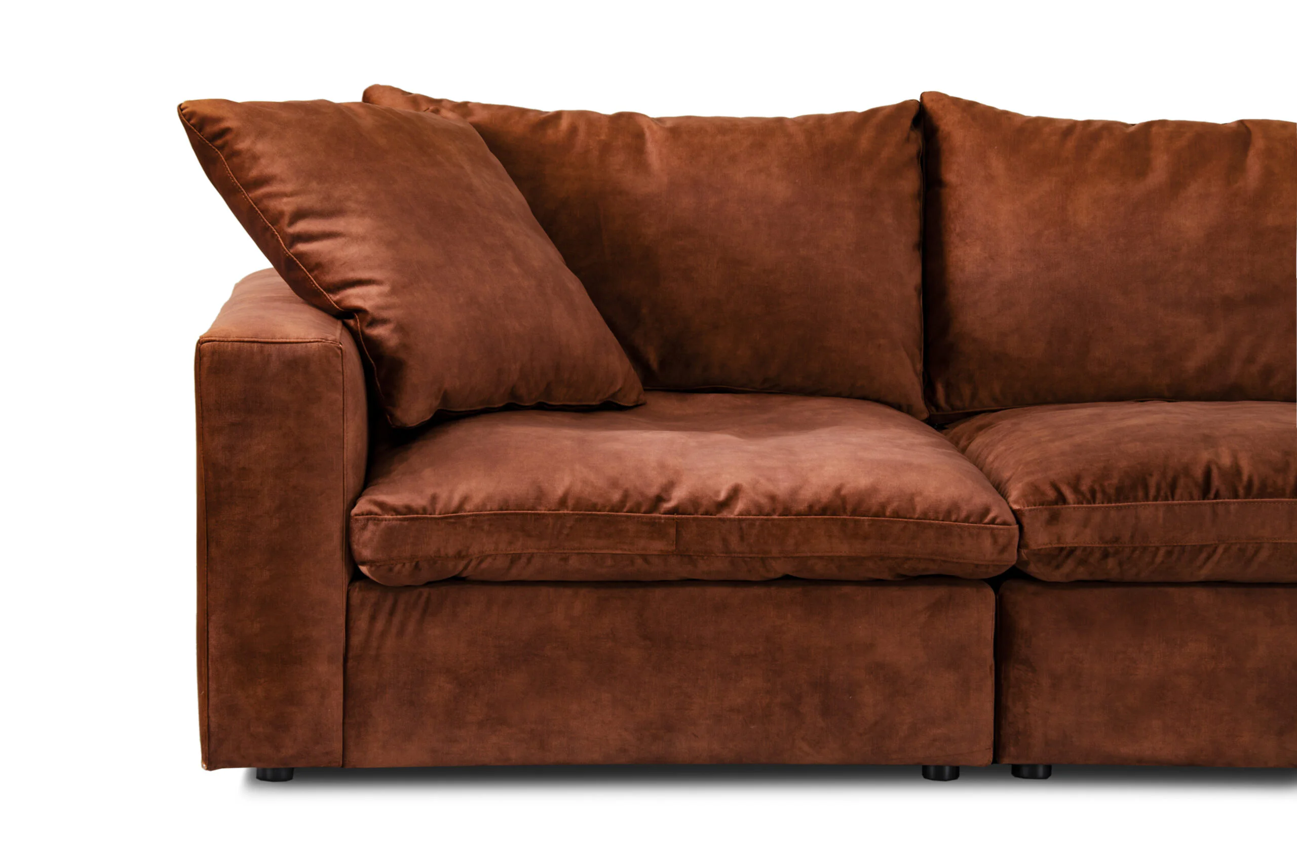 Komfortowa, głęboka sofa modułowa LAZY - do zobaczenia na ekspozycji salonu - obrazek 17