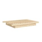 Łóżko KANSO BED RAW z czterema szufladami - obrazek 14