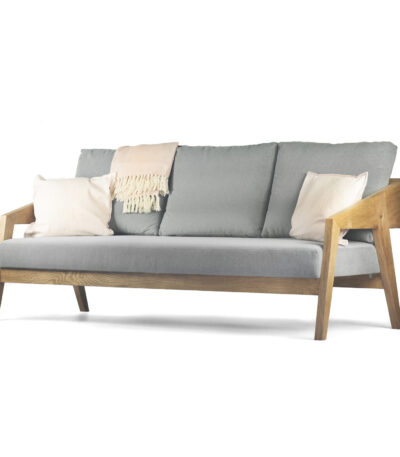 sofa tapicerowana piko, nogi dąb