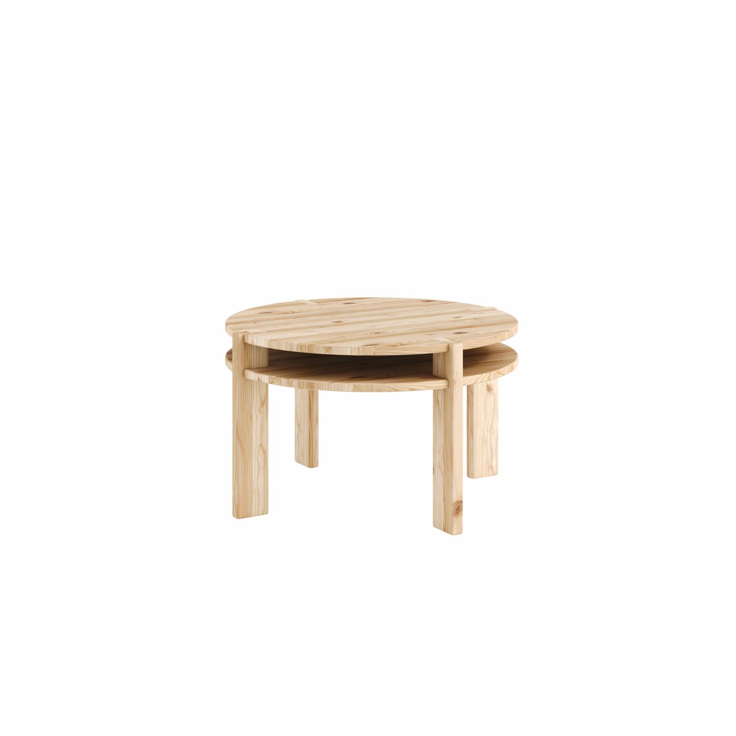 Karup_tuckcoffeetable_157210007007010_46260_70_pine_raw_packshot_1 TUCK - okrągły stolik kawowy - obrazek 8